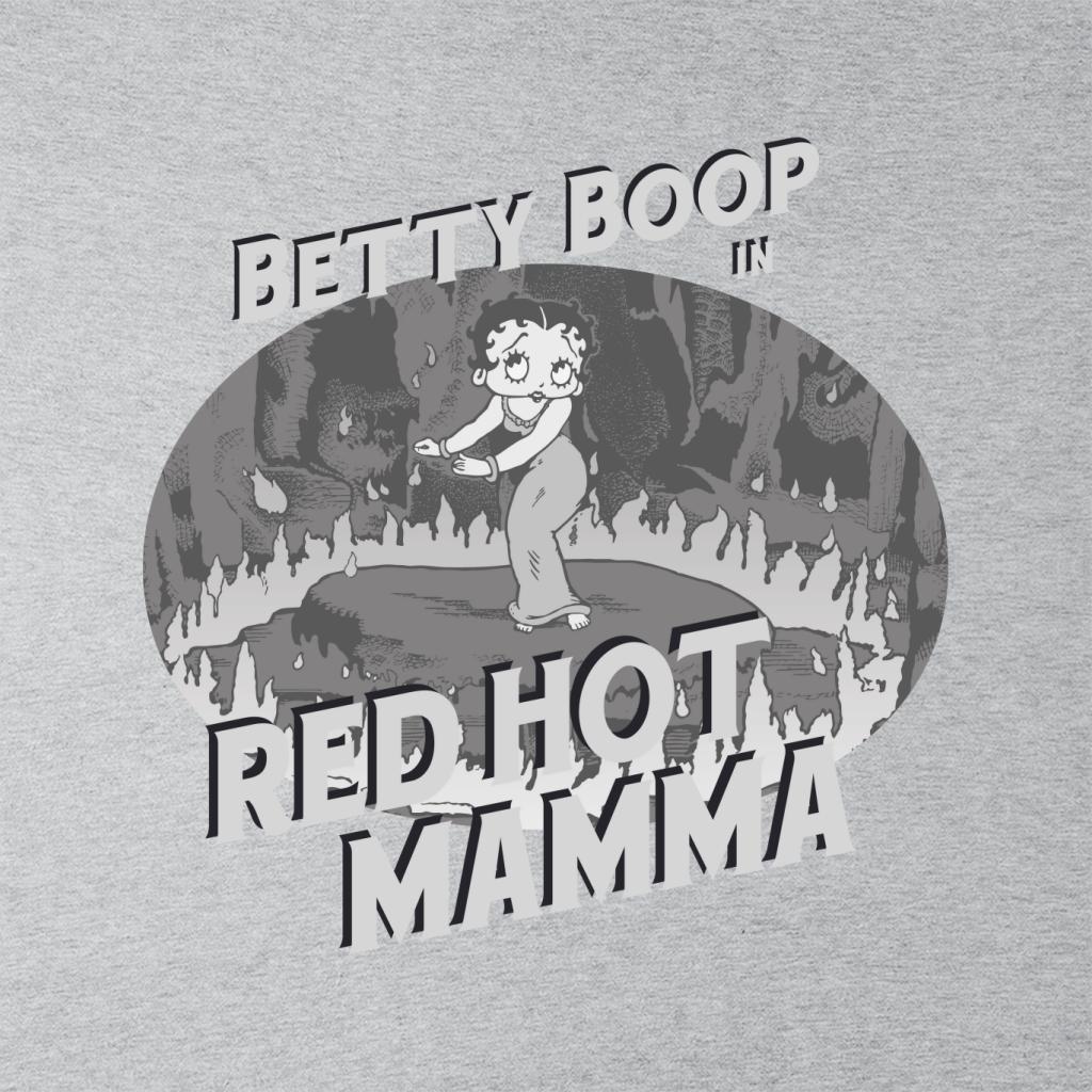 Betty Boop In Red Hot Mamma Women's Hooded Sweatshirt