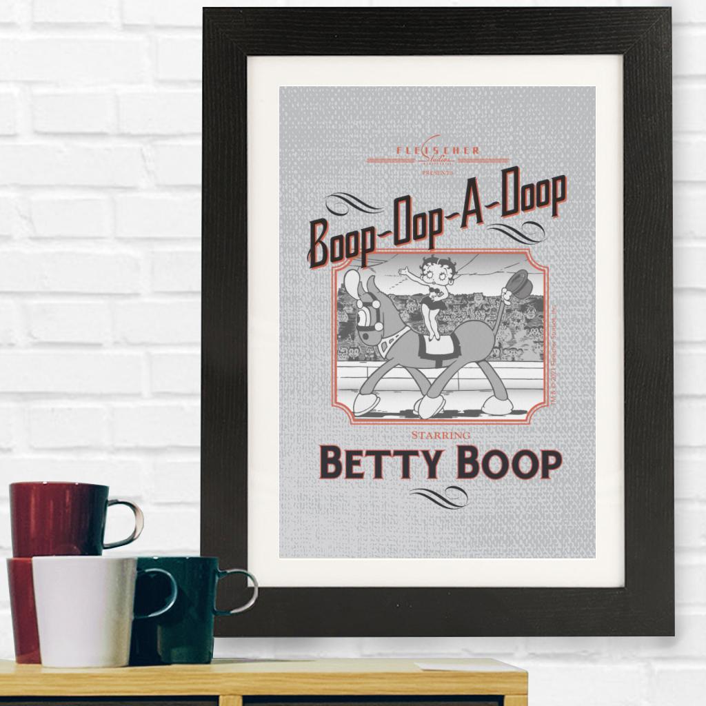 Betty Boop Starring In The Circus Framed Print