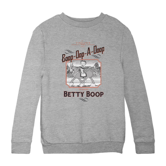 Betty Boop Starring In The Circus Kids Sweatshirt