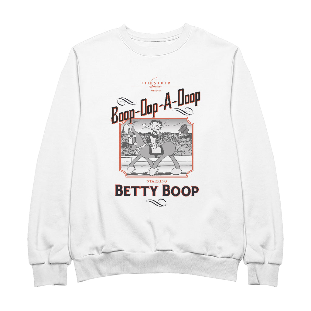 Betty Boop Starring In The Circus Men's Sweatshirt