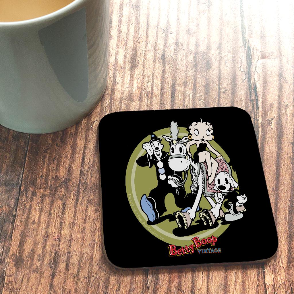 Betty Boop Vintage Circus Crew Coaster