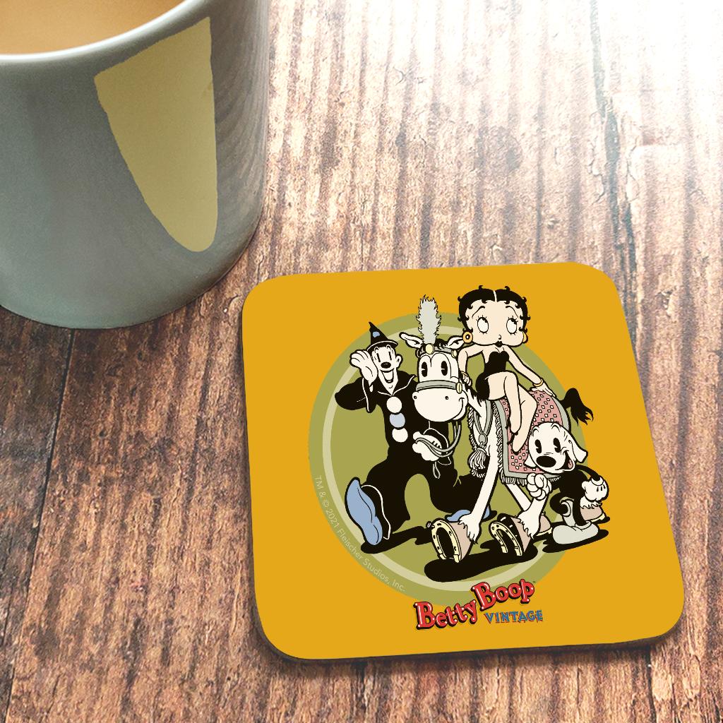 Betty Boop Vintage Circus Crew Coaster