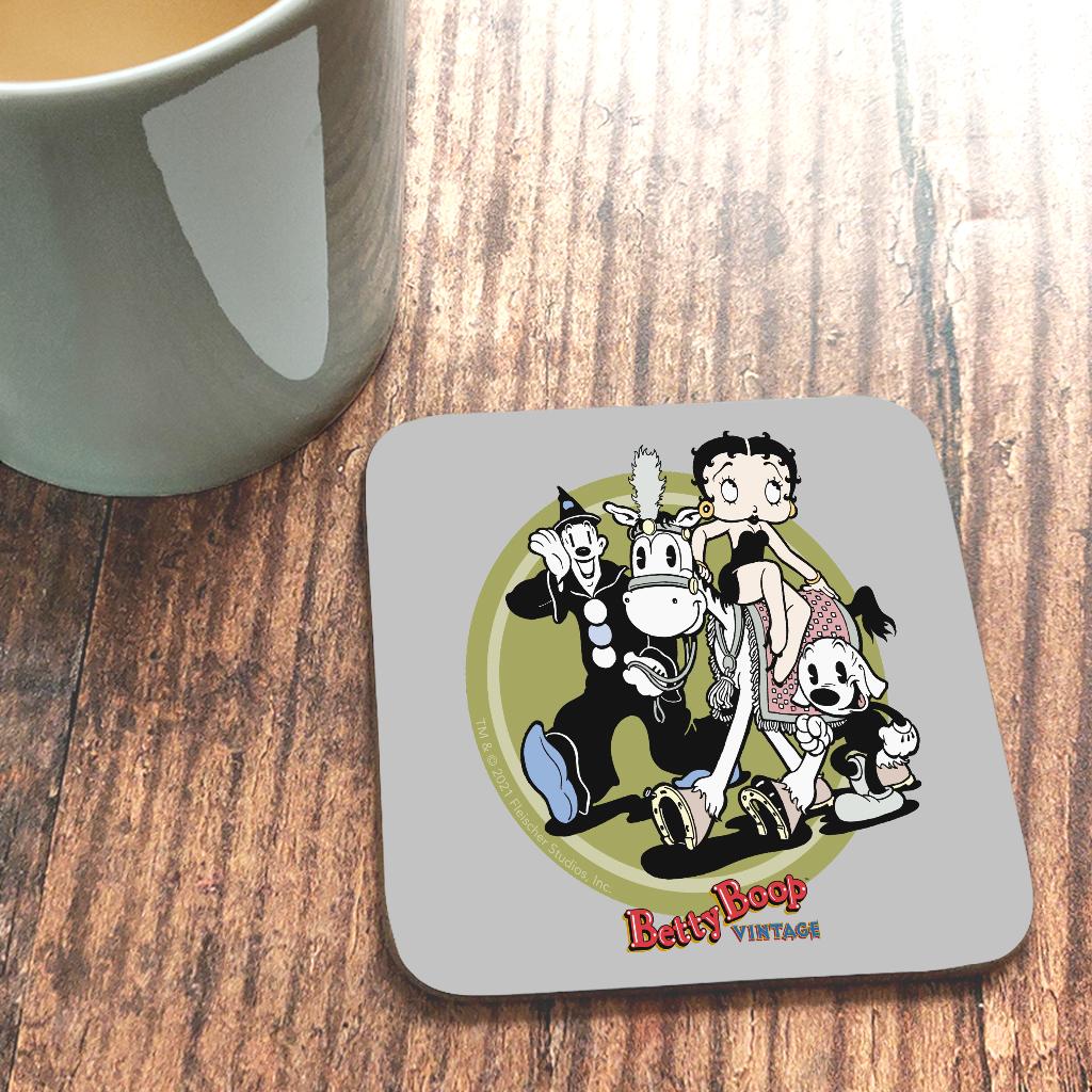 Betty Boop Vintage Circus Crew Coaster