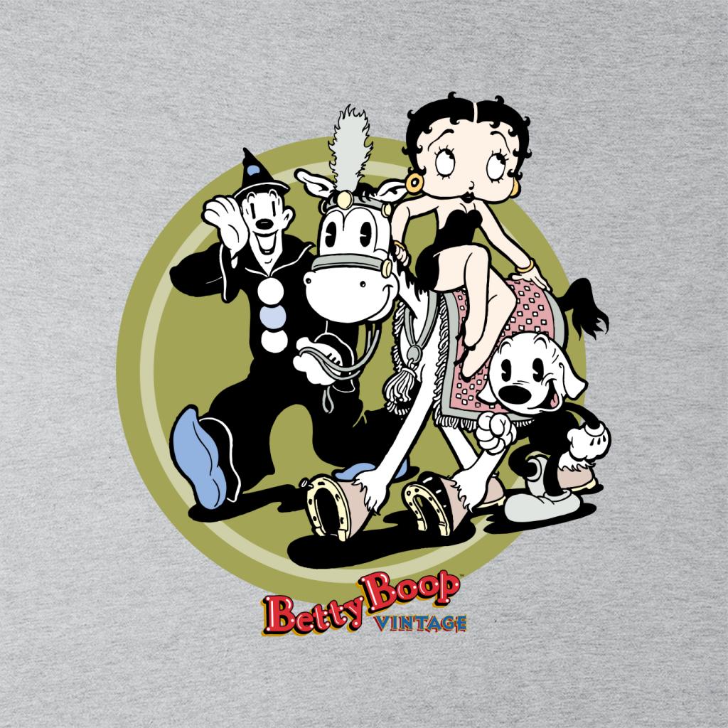 Betty Boop Vintage Circus Crew Kids T-Shirt