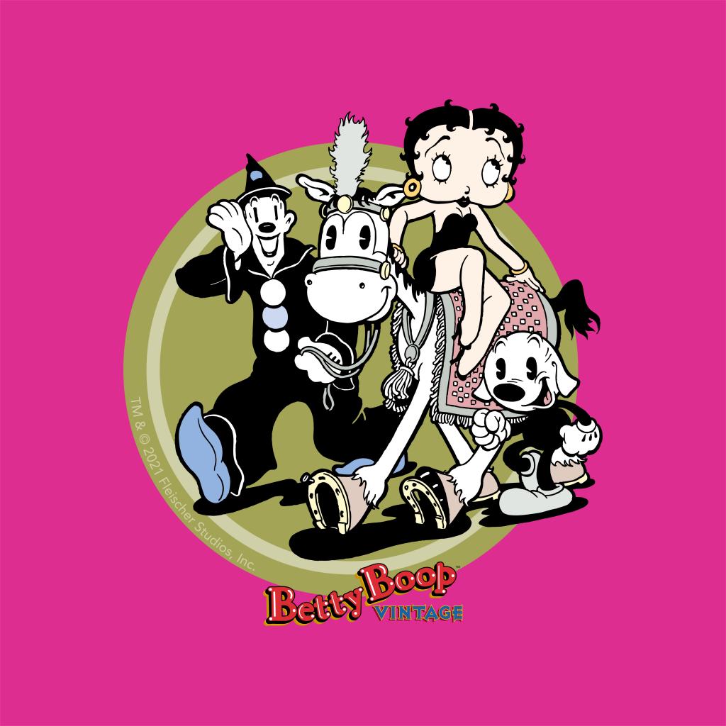 Betty Boop Vintage Circus Crew A4 Print