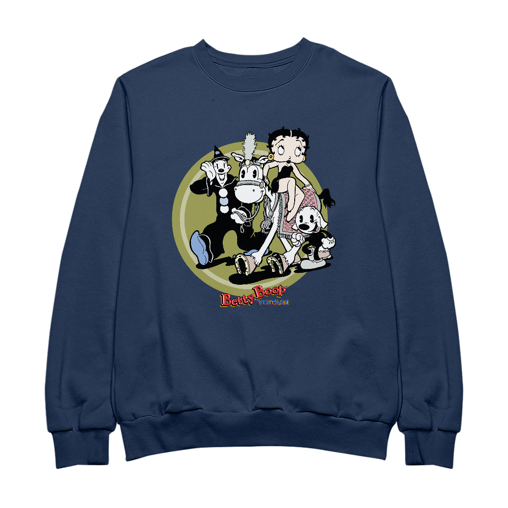 Betty Boop Vintage Circus Crew Men's Sweatshirt