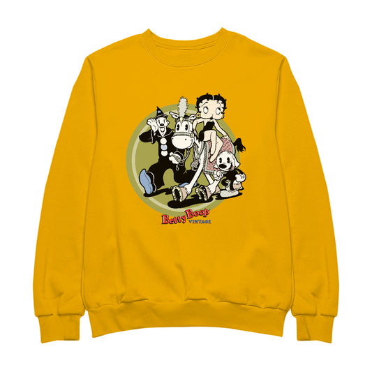 Betty Boop Vintage Circus Crew Men's Sweatshirt