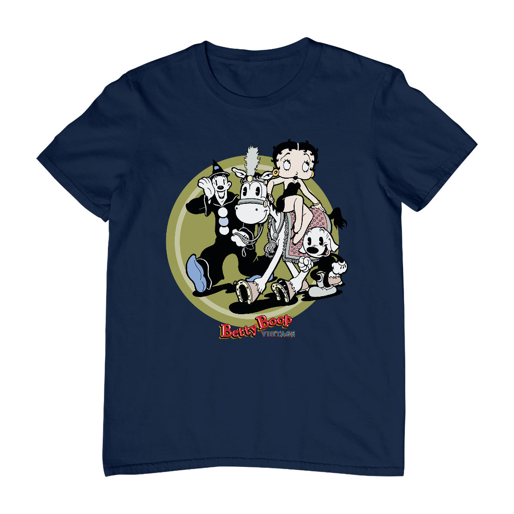 Betty Boop Vintage Circus Crew Men's T-Shirt