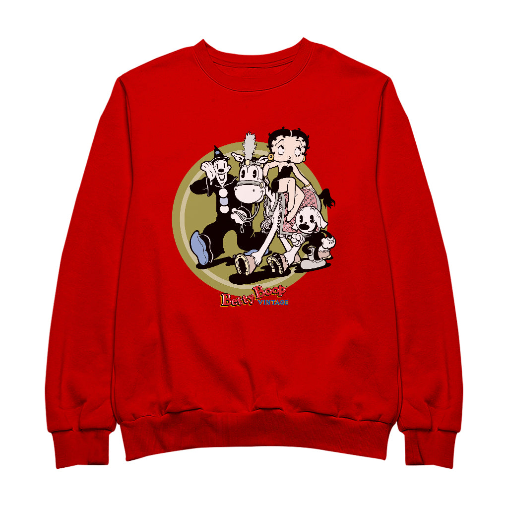 Betty Boop Vintage Circus Crew Women's Sweatshirt