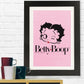 Betty Boop Logo Framed Print