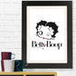 Betty Boop Logo Framed Print