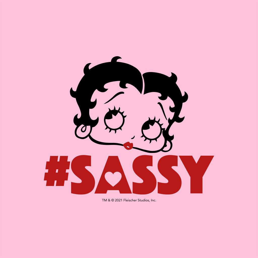 Betty Boop Heart Hashtag Sassy A4 Print