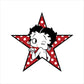 Betty Boop Wink Polka Dot Star Women's T-Shirt