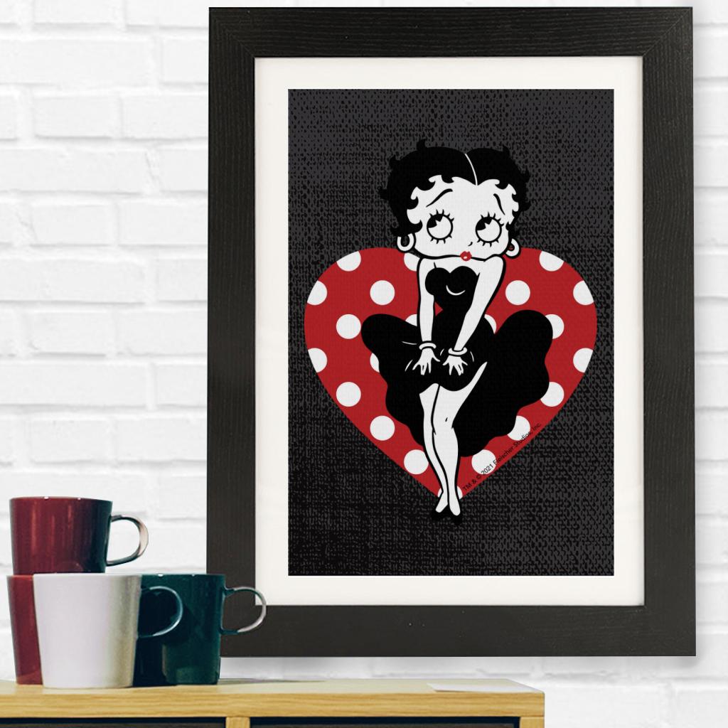 Betty Boop Parody Framed Print