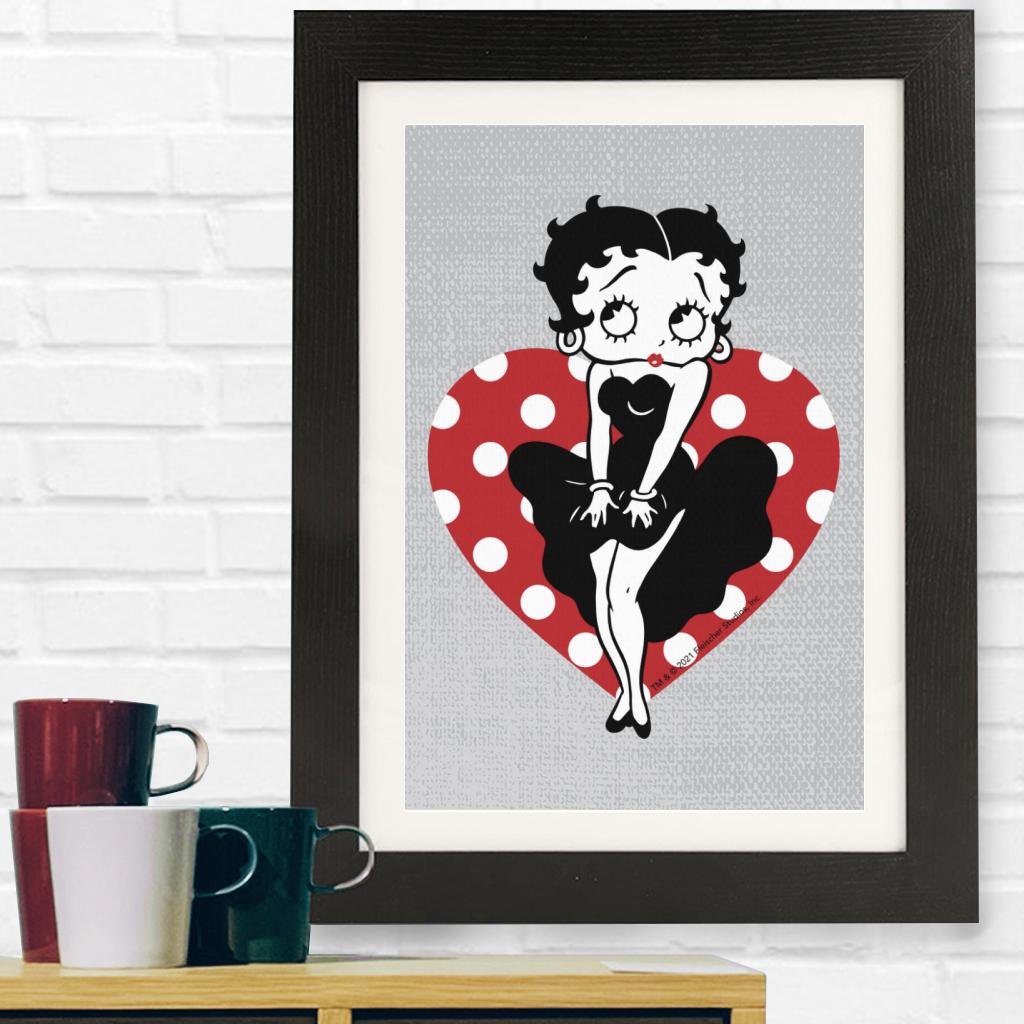 Betty Boop Parody Framed Print