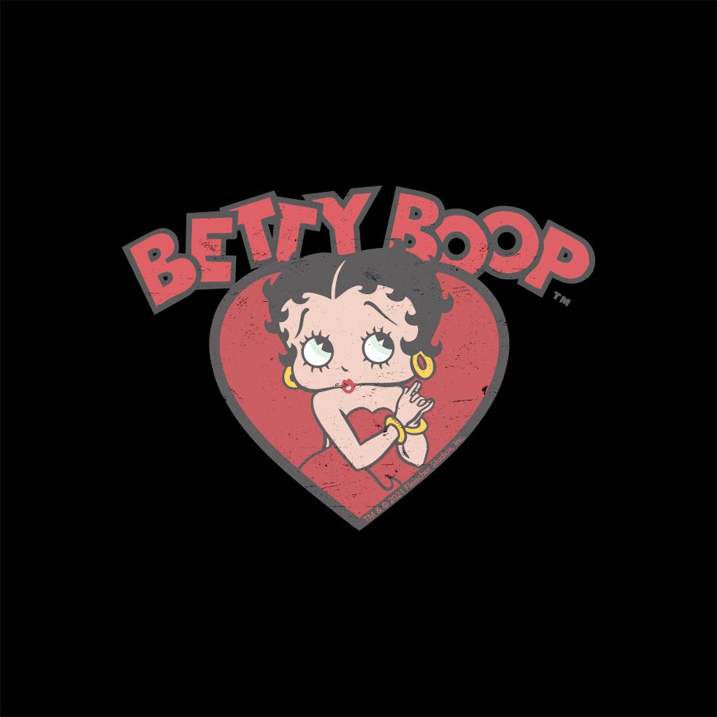 Betty Boop Love Red Dress Framed Print