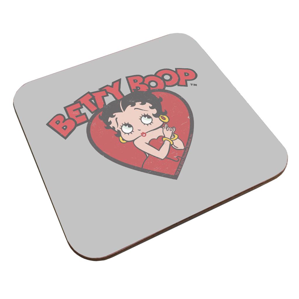 Betty Boop Love Red Dress Coaster