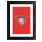 Betty Boop Love Red Dress Framed Print