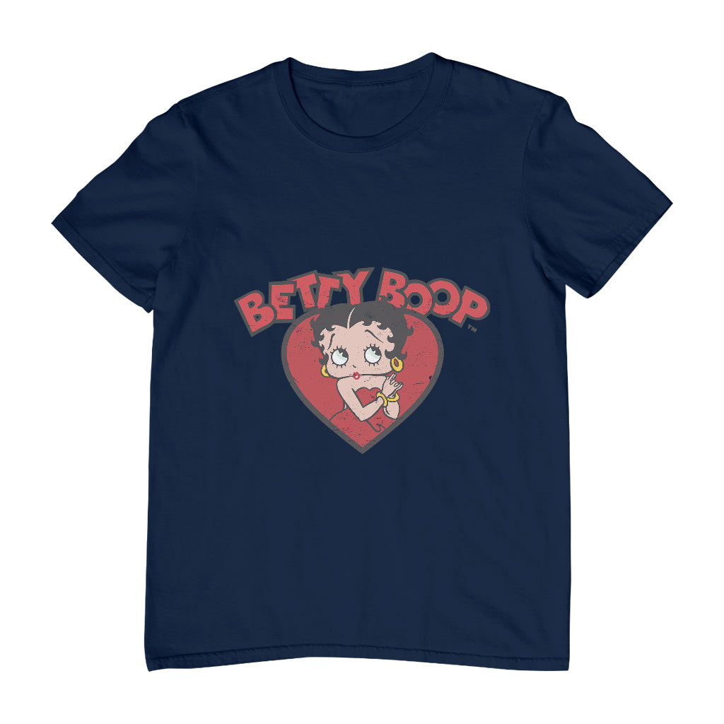 Betty Boop Love Red Dress Men's T-Shirt