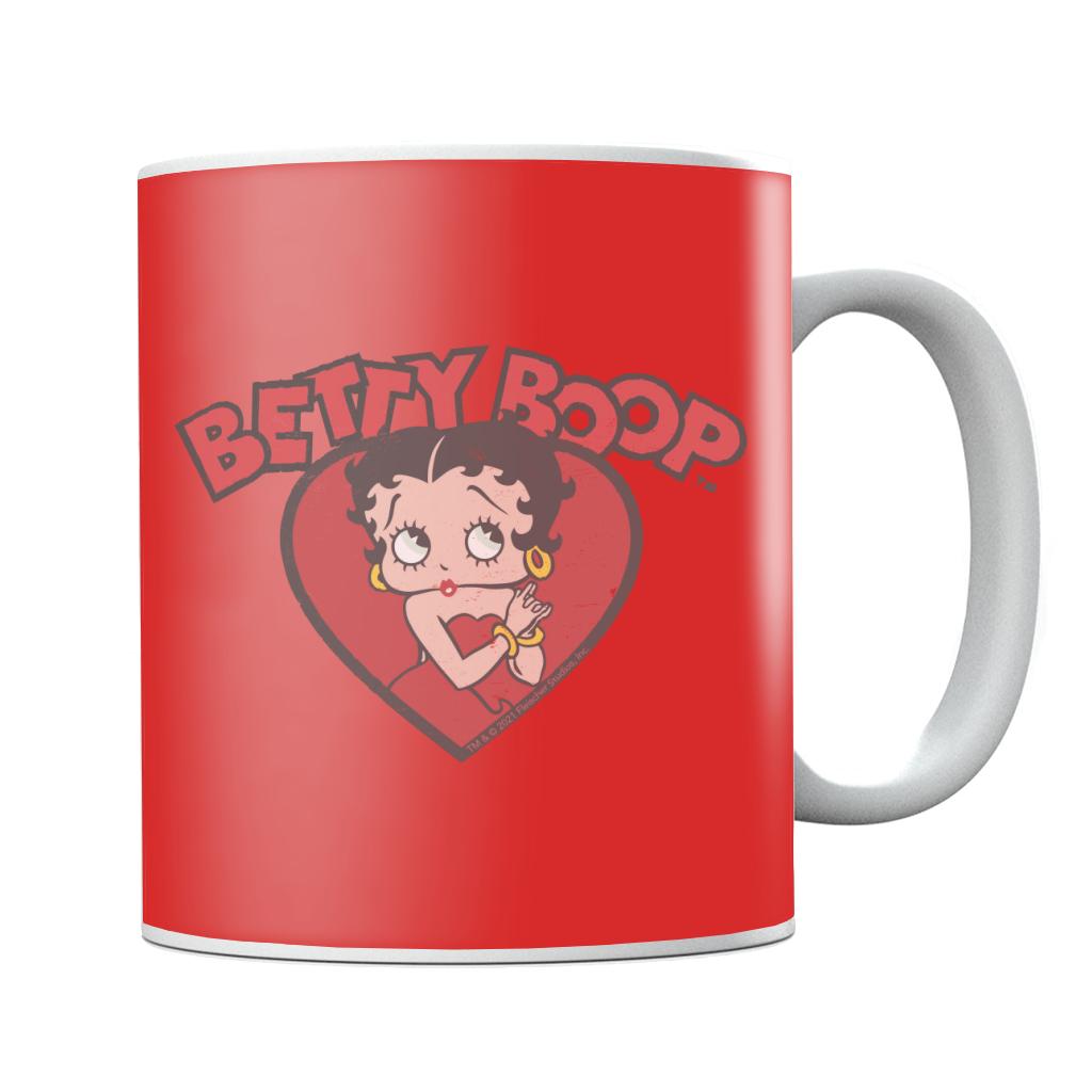 Betty Boop Heart Coffee Mug - Teeruto