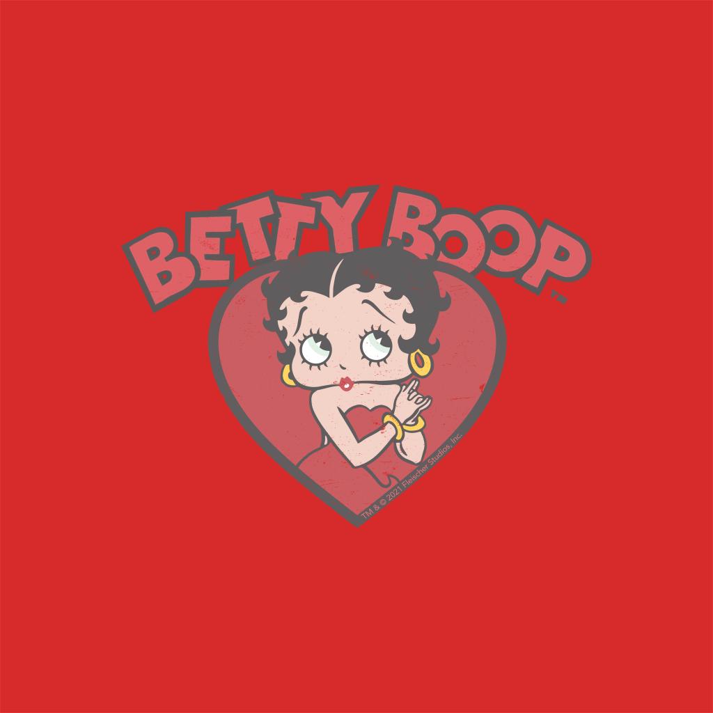 Betty Boop Love Red Dress Framed Print