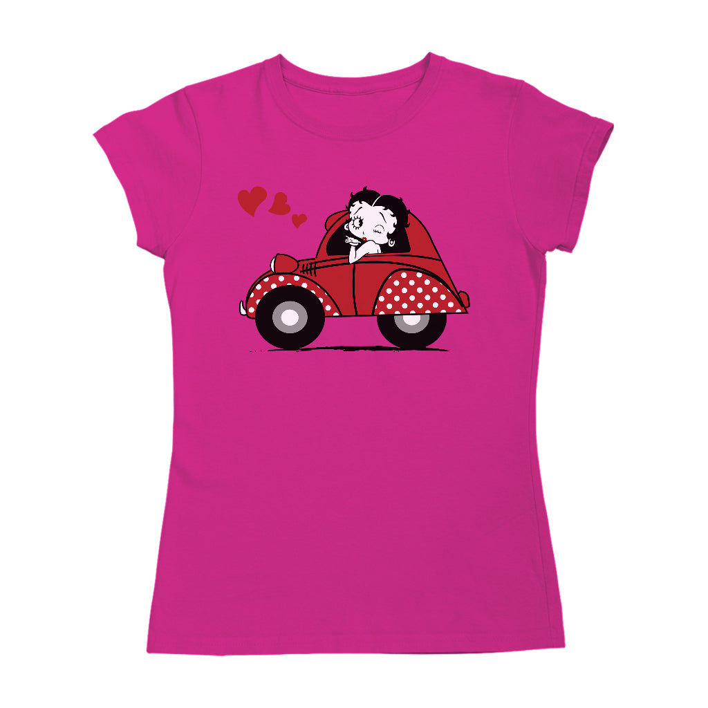 Betty Boop Car Women's T-Shirt
