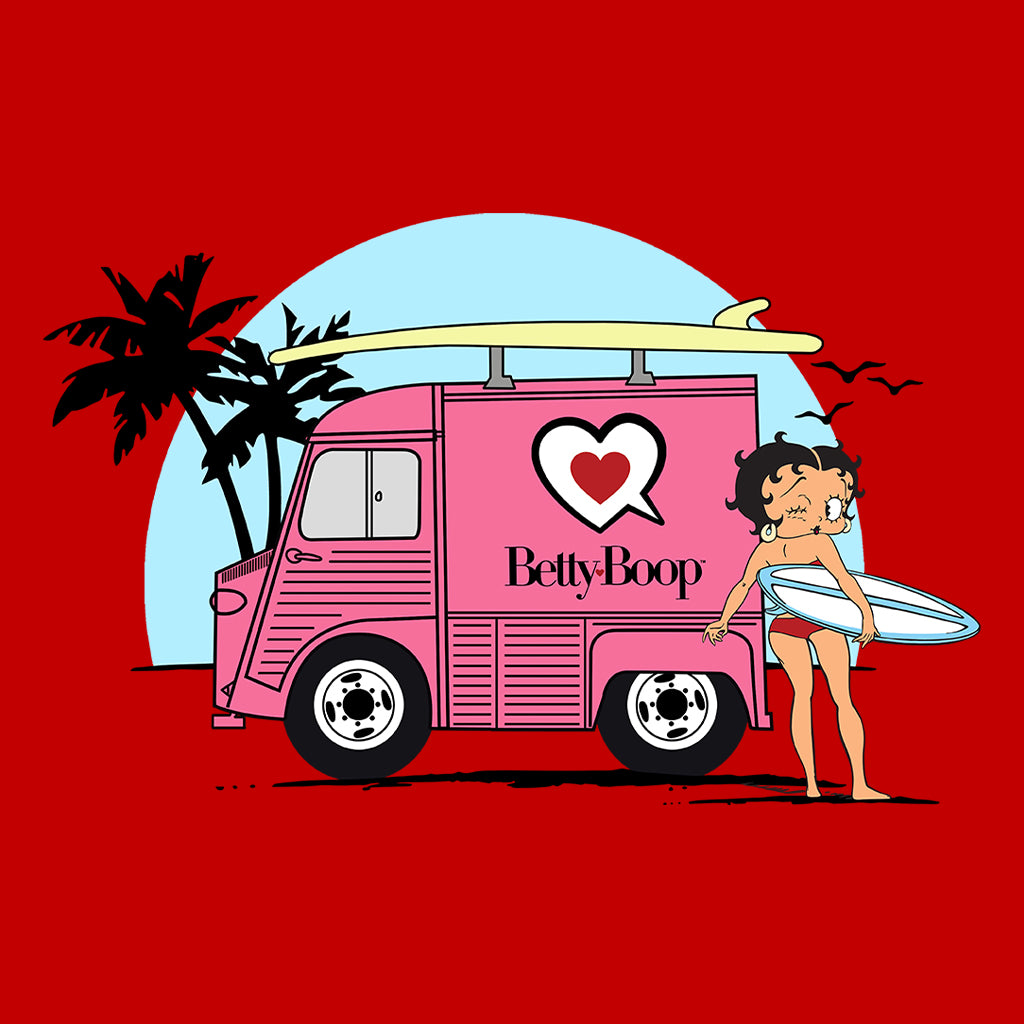 Surfer Betty Boop Women's T-Shirt