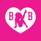 B B Love Heart Silhouette Women's T-Shirt