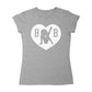 B B Love Heart Silhouette Women's T-Shirt