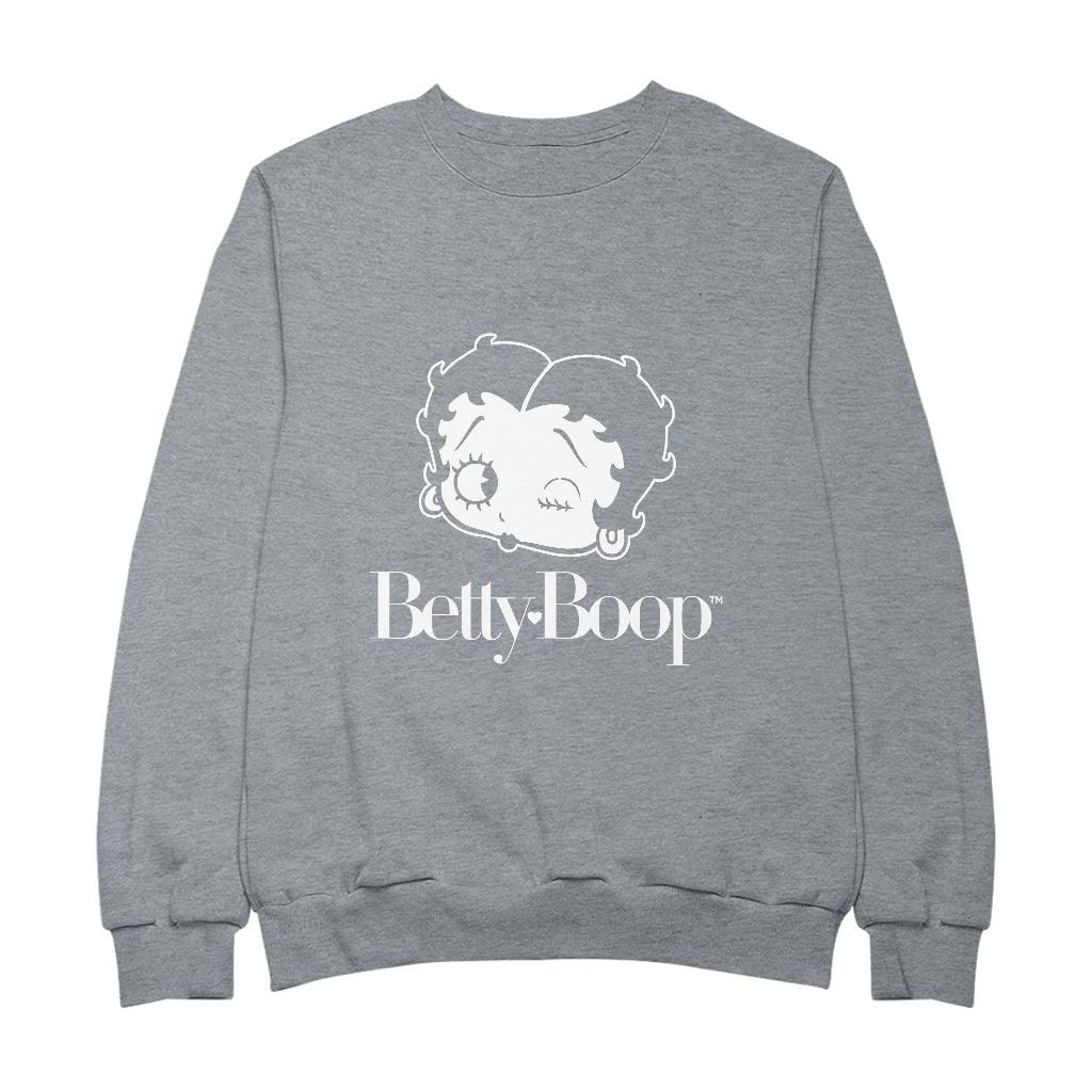 Betty Boop Winks Men's Sweatshirt
