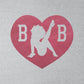 Betty Boop Love Heart B B Women's Sweatshirt