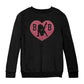 Betty Boop Love Heart B B Kids Sweatshirt