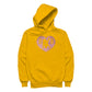 Betty Boop B B Love Heart Silhouette Pink Glitter Men's Hooded Sweatshirt