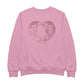Betty Boop B B Love Heart Silhouette Pink Glitter Women's Sweatshirt
