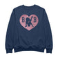 Betty Boop B B Love Heart Silhouette Pink Glitter Women's Sweatshirt