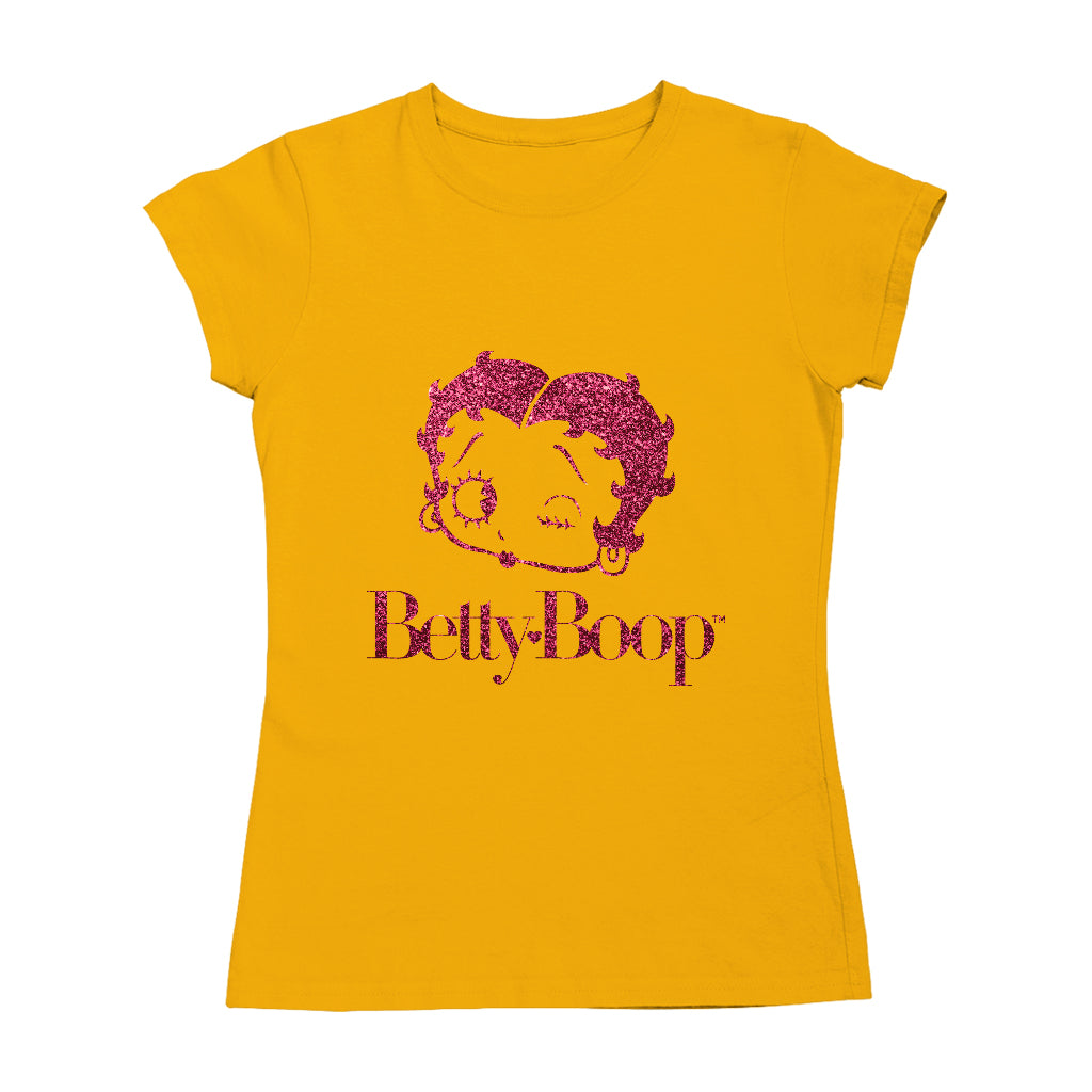Betty Boop Wink Glitter Women's T-Shirt