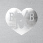 Betty Boop B B Love Heart Silver Foil Men's T-Shirt