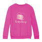 Betty Boop Wink Rose Gold Foil Kids Sweatshirt