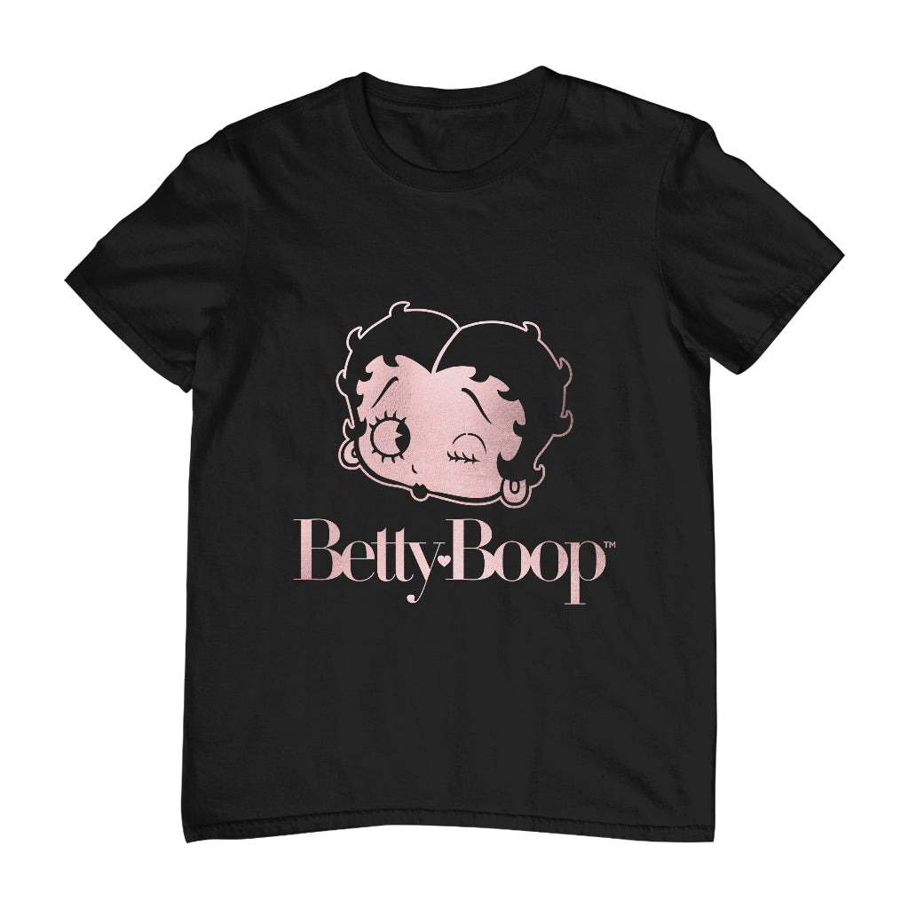 Betty Boop Wink Rose Gold Foil Men's T-Shirt