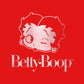 Betty Boop Wink Rose Gold Foil Kids Hooded Sweatshirt