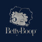 Betty Boop Wink Metallic Silver Foil Men's Sweatshirt