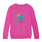 Betty Boop Wink Rainbow Gradient Kids Sweatshirt