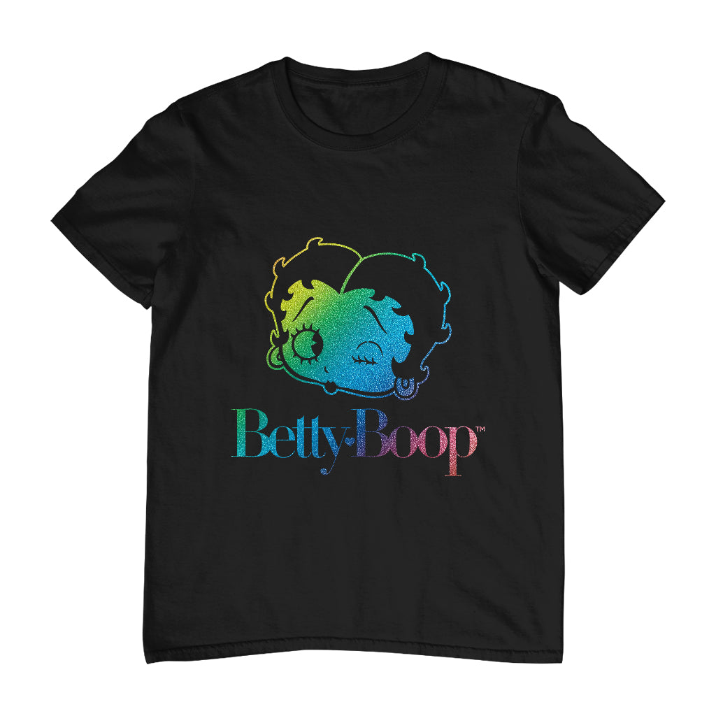 Betty Boop Wink Rainbow Gradient Men's T-Shirt